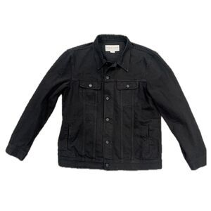 Thursday Boot Company Everyday Black Denim Trucker Jean Jacket Men's L